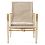 Carl Hansen - KK47000 Safari Chair, oiled ash / natural leather / natural canvas