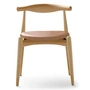 Carl Hansen - CH20 Elbow Chair, soaped oak / leather (Thor 325)