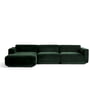 & Tradition - Develius corner sofa, configuration E, dark green (Velvet 1 forest)