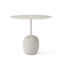 & Tradition - Lato Side table oval 40 x 50 cm, H 45 cm, ivory white / crema diva marble