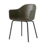 Audo - Harbour Chair (steel), black / olive