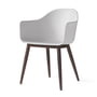 Audo - Harbour Chair (wood), dark oak / light gray