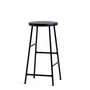 HAY - Cornet Bar Stool Low H 65 cm, black stained oak