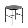 Hay - Rebar Side Table, Ø 45 x H 40.5 cm, marble / black