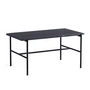HAY - Rebar Side table rectangular, marble / black