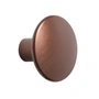 Muuto - Wall hook " The Dots Metal " single medium, umber