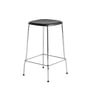 Hay - Soft Edge 85 Bar stool H 65, chrome / black