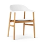 Normann Copenhagen - Herit Armchair, oak / white