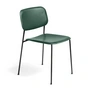 HAY - Soft Edge 45 chair, hunter green / black