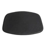 HAY - Seat cushion for AAC chair without armrests, black leather