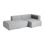 Hay - Mags Sofa 2.5 seater, combination 3, armrest right / light gray (Hallingdal 130) (EU)