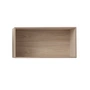 Muuto - Mini Stacked System shelf module, large / oak