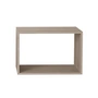 Muuto - Stacked System shelf module without rear panel, large / oak