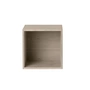 Muuto - Stacked System shelf module with back panel, medium / oak