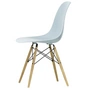 Vitra - Eames Plastic Side Chair DSW RE, honey-colored ash / ice grey (white felt glides)