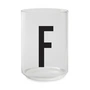 Design letters - Aj drinking glass, f