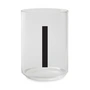 Design letters - Aj drinking glass, i