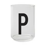Design letters - Aj drinking glass, p