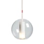 NUD Collection - Moon Pendant lamp 125, clear / Whipped Cream (TT-01A)