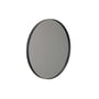 Frost - Unu Wall mirror 4130, Ø 60 cm, black