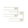 String - Hanger Rack Module for wine glasses, 16 x 20 cm, white (set of 2)