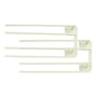 String - Hanger Rack Module for wine glasses, 16 x 30 cm, white (set of 2)