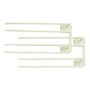 String - Hanger Rack Module for wine glasses, 16 x 30 cm, white (set of 2)
