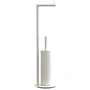 Frost - Nova 2 Toilet Paper Holder and Toilet Brush, freestanding, white