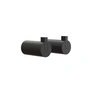 Frost - Nova 2 Wall Hooks, Ø 25 x T 50 mm, black (set of 2)