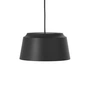 Puik - Groove Pendant Lamp, Ø 26 x H 13 cm, black