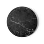 Audo - Table top for Androgyne side table Ø 42 cm, marble black