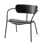 & tradition - Pavilion lounge chair AV 5, black / oak black lacquered
