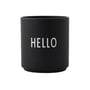 Design Letters - AJ Favourite Porcelain mug, Hello / black