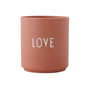 Design Letters - AJ Favourite porcelain mug, Love / pink