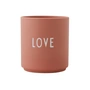 Design Letters - AJ Favourite Porcelain mug, Love / pink