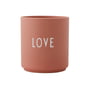 Design Letters - AJ Favourite Porcelain mug, Love / pink
