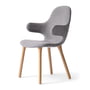 & tradition - Catch JH1 chair, oak / grey (Hallingdal 65 130)