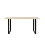 Muuto - 70/70 Dining table, 170 x 85 cm, oak / black
