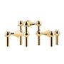 Stoff Nagel - Candle holder, brass (set of 3)