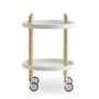 Normann Copenhagen - Block side trolley Ø 45 cm, ash / white
