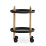 Normann Copenhagen - Block side trolley Ø 45 cm, ash / black