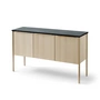 Fritz Hansen - Skagerak Jut Sideboard, oak / marble black