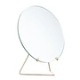Moebe - Table mirror Ø 30 cm, brass