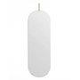 Moebe - Wall mirror oval, 133 cm x 44 cm, brass