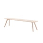 OUT Objekte unserer Tage - Meyer Bench Large 200 cm, ash waxed with white pigment