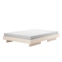OUT Objekte unserer Tage - Zians Bed Medium 160 x 200 cm, ash waxed with white pigment