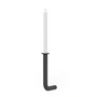 Frederik roijé - Wall of flame candlestick large, dark grey