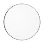 AYTM - Circum Wall mirror large, Ø 110 cm, black / clear