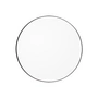 AYTM - Circum Wall mirror medium, Ø 90 cm, black / clear