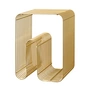 AYTM - Curva Stool, gold
